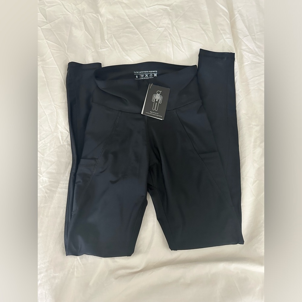 Nwt Human Performance Engineering Black Leggings … - image 1